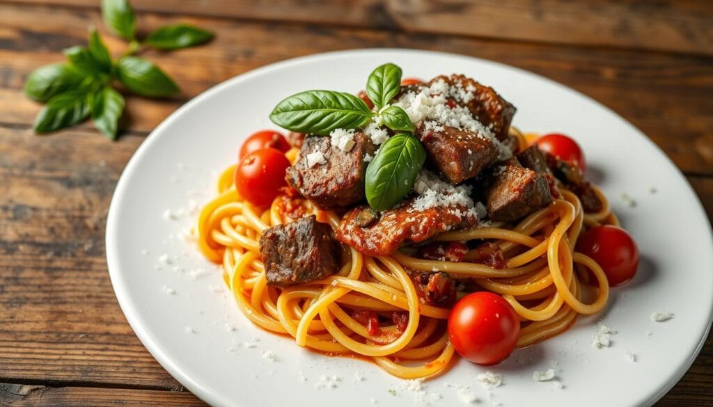 Restaurant-Style Beef Tenderloin Pasta Dish