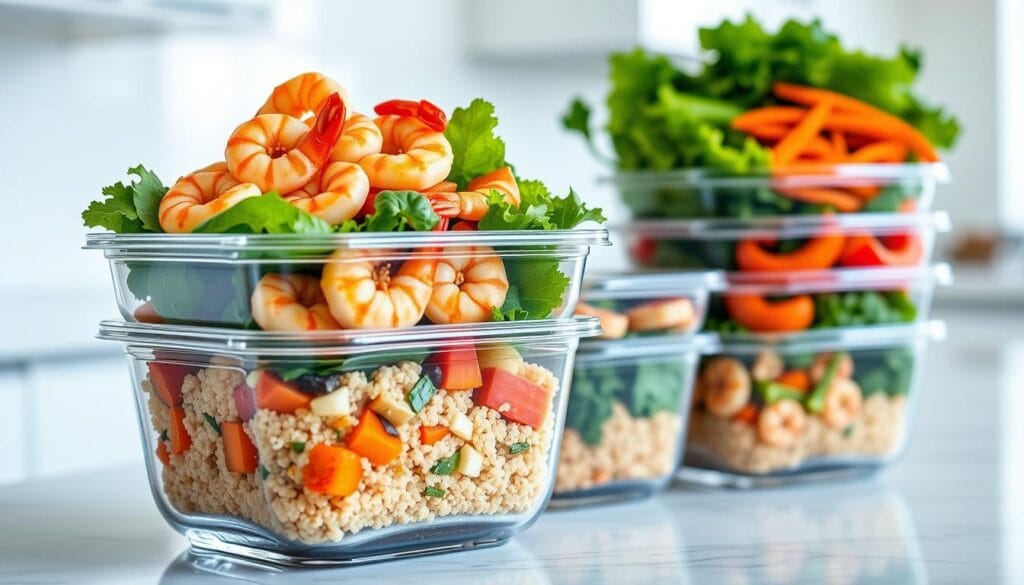 Shrimp Bowl Meal Prep Storage