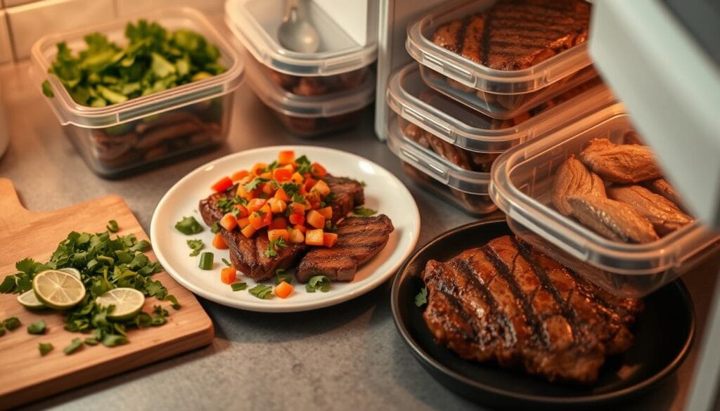 Storing Chipotle Steak Leftovers