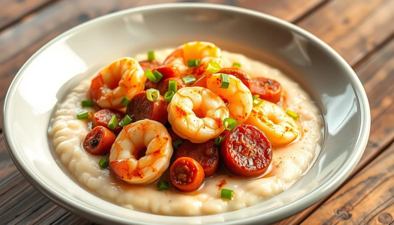 grits with shrimp and sausage