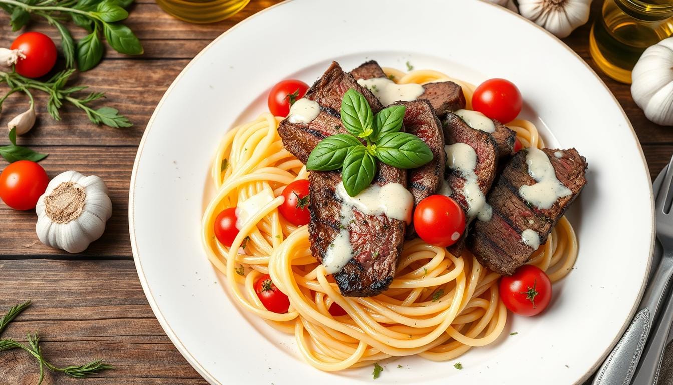 steak pasta recipe